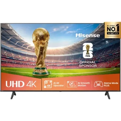Hisense 4K TV  |  75A6Q  |  75  |  Smart TV  |  VIDAA Smart OS  |  UHD  |  Black
