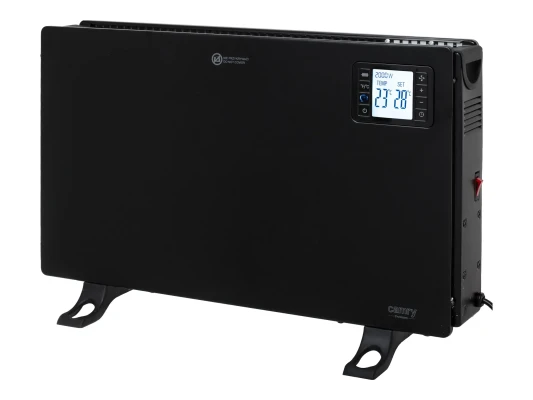 Camry Fan Heater with Remote Control  |  CR 7739  |  Convection Heater  |  2000 W  |  Number of power levels 3 (750W / 1250W / 2000W)  |  Black