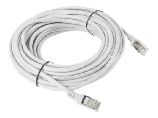 Lanberg  |  Patchcord CAT.5E UTP  |  PCU5-10CC-1000-S  |  10 m  |  Grey