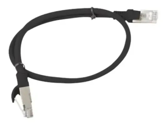 Lanberg  |  Patchcord CAT.5E UTP  |  PCU5-10CC-0050-BK  |  0.5 m  |  Black