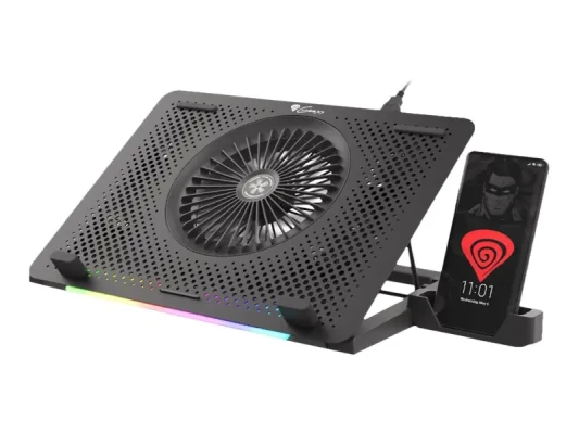 Genesis  |  Laptop Cooling Pad  |  OXID 450  |  Black  |  260 x 360 x 40 mm