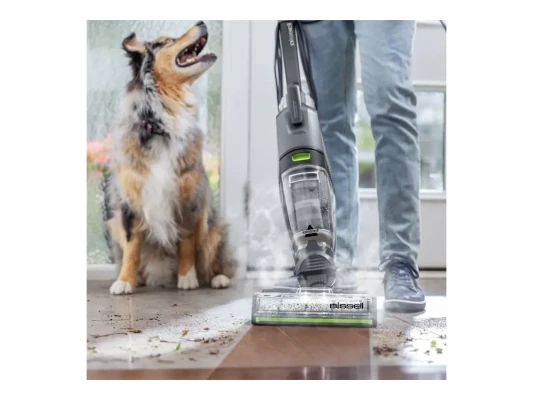 Bissell  |  All-in One Multi-Surface Cleaner  |  Crosswave HydroSteam Pet Pro  |  Corded operating  |  Washing function  |  1100 W  |  Grey  |  Warranty 24 month(s)