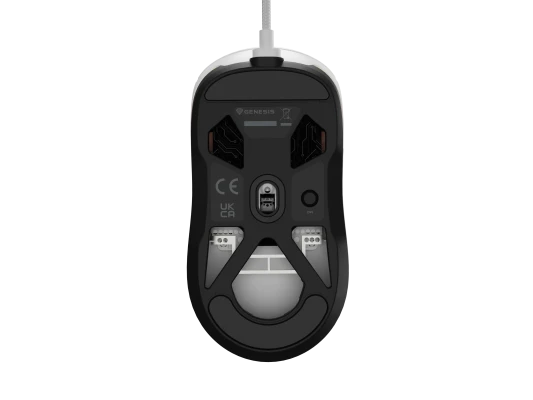 Genesis Gaming Mouse  |  Krypton 660  |  Wired  |  USB Type-A  |  White