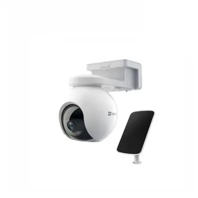 EZVIZ  |  Viedā mājas akumulatora drošības kamera ar saules paneli  |  CS-HB8-4K  |  8 MP  |  4mm  |  IP65  |  H.265 / H.264  |  MicroSD līdz 512 GB