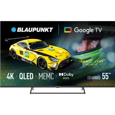 Blaupunkt QLED TV  |  55QBG6000S  |  55  |  Smart TV  |  Google TV  |  Black
