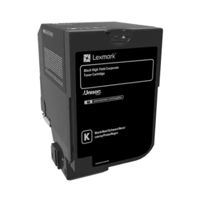 Lexmark Corporate  |  74C2HKE  |  Laser Toner Cartridge  |  Black