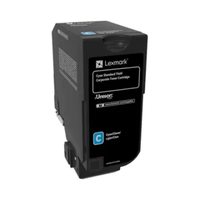 Lexmark Corporate  |  74C2SCE  |  Laser Toner Cartridge  |  Cyan