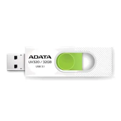 ADATA  |  UV320  |  32 GB  |  USB 3.1  |  White / Green
