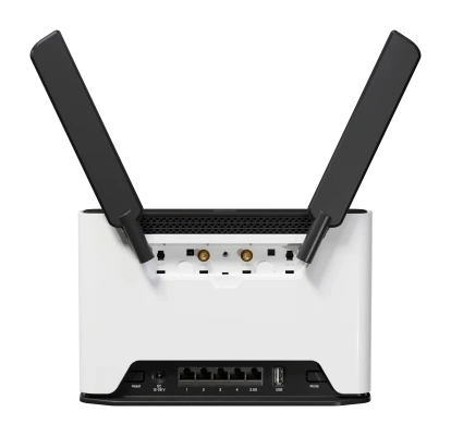MikroTik Chateau LTE18 ax 4G LTE Router  |  AX1800  |  Wi-Fi 6  |  Dual-Band  |  2.5GbE  |  5x RJ-45  |  USB