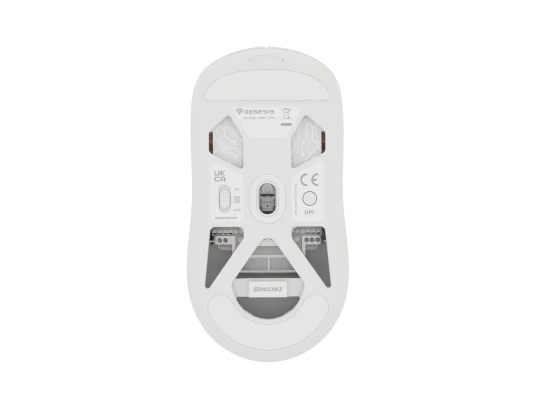 Genesis  |  Zircon 660 PRO  |  Wireless / Wired  |  Gaming Mouse  |  2.4 GHz, Bluetooth, USB  |  White