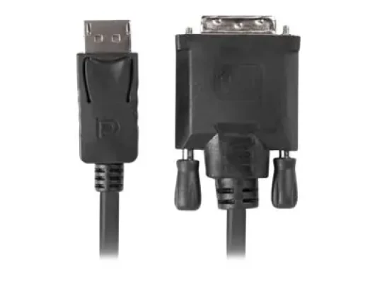 Lanberg Cable  |  CA-DPDV-10CU-0018-BK  |  DisplayPort to DVI-D  |  1.8 m