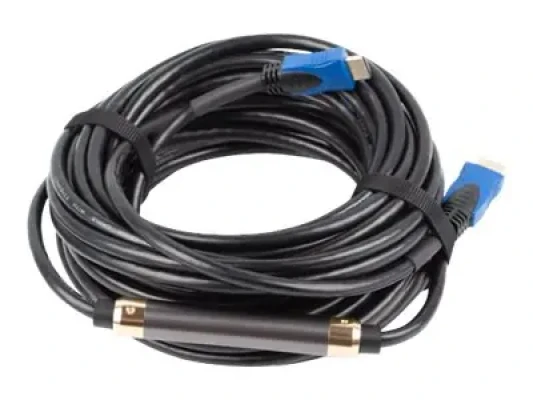 Кабель Lanberg HDMI M / M V2.0, 4K CU  |  CA-HDMI-20CU-0200-BK  |  20 м