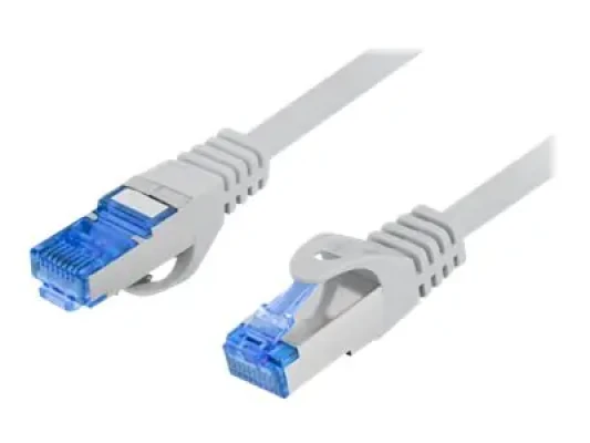 Lanberg  |  Patchcord Cat.6A S / FTP LSZH CCA  |  PCF6A-10CC-0150-S  |  1.5 m  |  Grey