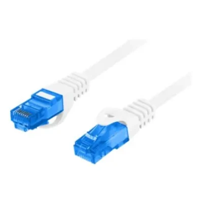 Lanberg  |  Patch cable - CAT 6a  |  RJ-45 - male  |  RJ-45 - male  |  3 m  |  Grey  |  RAL 7035  |  Blue