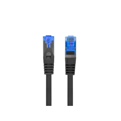 Lanberg  |  Patchcord Cat.6A S / FTP LSZH CCA Fluke Passed  |  PCF6A-10CC-0500-BK  |  5 m  |  Black
