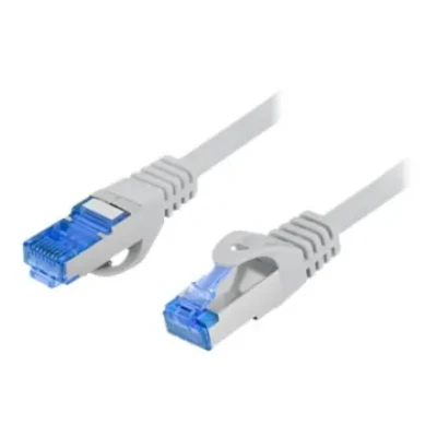 Lanberg  |  Patchcord Cat.6A S / FTP LSZH CCA  |  PCF6A-10CC-0500-S  |  5 m  |  Grey