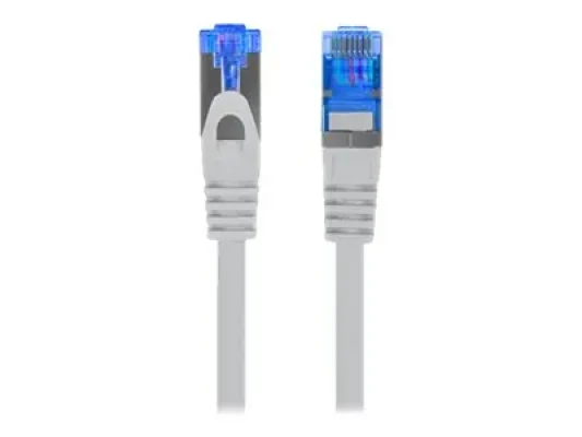 Lanberg  |  Patchcord Cat.6A S / FTP LSZH CCA  |  PCF6A-10CC-1000-S  |  10 m  |  Pelēks