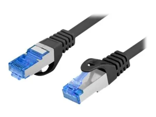 Lanberg  |  Патч-корд Cat.6A S / FTP LSZH CCA  |  PCF6A-10CC-2000-BK  |  20 м  |  Черный