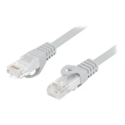 Lanberg  |  Patchcord Cat.6 UTP LSZH CU Fluke Passed  |  PCU6-10CU-0025-S  |  0.25 m  |  Grey