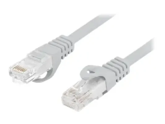 Lanberg  |  Patchcord Cat.6 UTP LSZH CU  |  PCU6-10CU-0050-S  |  0.5 m  |  Gray