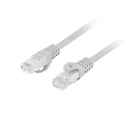 Lanberg  |  Patchcord Cat.6 UTP LSZH CU Fluke Passed, Grey  |  PCU6-10CU-0500-S  |  5 m  |  Grey