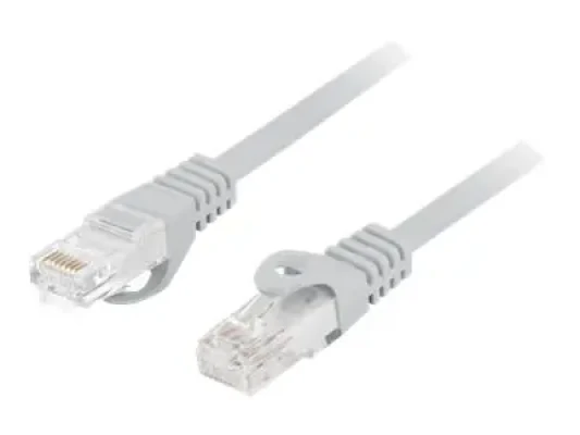 Lanberg  |  Patchcord Cat.6 UTP LSZH CU Fluke Passed, Grey  |  PCU6-10CU-0500-S  |  5 m  |  Grey