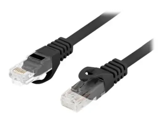 Lanberg  |  Patchcord Cat.6 UTP LSZH CU  |  PCU6-10CU-0150-BK  |  1.5 m  |  Black