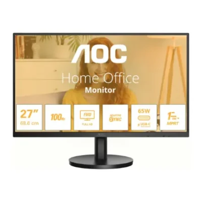 AOC  |  27B3CA2  |  27 "  |  IPS  |  FHD  |  16:9  |  100 Hz  |  1 ms  |  1920 x 1080 pixels  |  250 cd / m²  |  HDMI ports quantity 1  |  Black