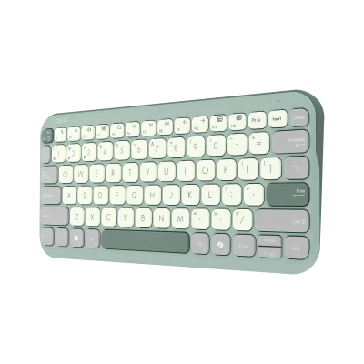 Asus Marshmallow KW100  |  Keyboard  |  Wireless  |  US International  |  Green Tea Latte  |  Bluetooth
