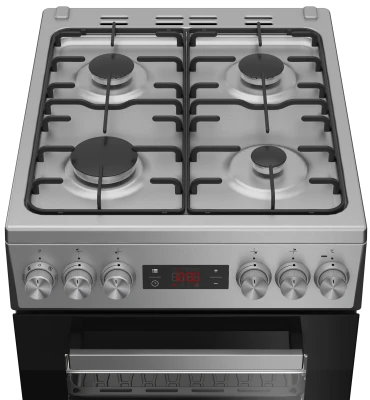 BEKO Cooker  |  FSM52321DXDT  |  Hob type Gas  |  Oven type Electric  |  Stainless Steel  |  Width 50 cm  |  Grilling  |  Depth 60 cm  |  60 L
