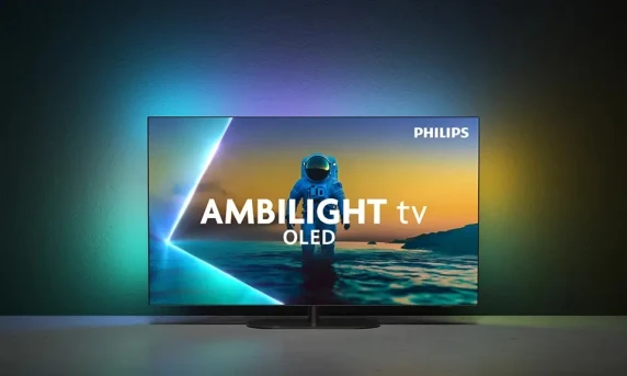 Philips OLED 4K Ambilight TV  |  65OLED820 / 12  |  65  |  Smart TV  |  Google TV  |  Grey