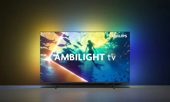 Philips 4K Ambilight TV  |  65PUS8010 / 12  |  65  |  Smart TV  |  TITAN OS  |  UHD  |  Black