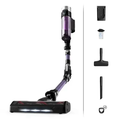 TEFAL Vacuum Cleaner  |  TY2039WO X-force Flex  |  Cordless operating  |  250 W  |  Black / Purple