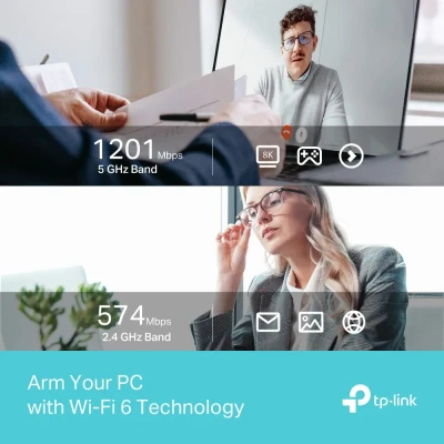 TP-LINK AX1800 High Gain Wireless USB Adapter  |  Archer TX35U Plus