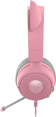Razer Spēļu austiņas  |  Kraken Kitty V3 X  |  Vadu  |  Ap ausīm  |  Mikrofons  |  Kvarts