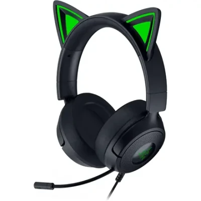 Razer Gaming Headset  |  Kraken Kitty V3 X  |  Wired  |  Over-Ear  |  Microphone  |  Black