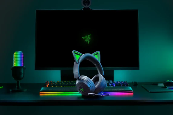 Razer Gaming Headset  |  Kraken Kitty V3 X  |  Wired  |  Over-Ear  |  Microphone  |  Black