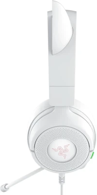 Razer spēļu austiņas  |  Kraken Kitty V3 X  |  Vadu  |  Ap ausīm  |  Mikrofons  |  Balta