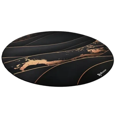 Arozzi Zona Round Floor Pad  |  Black / Gold