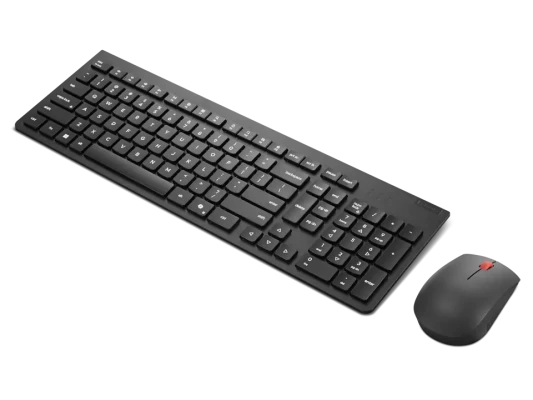 Lenovo Essential Wireless Combo Keyboard & Mouse Gen2  |  Keyboard and Mouse Set  |  Wireless  |  Mouse included  |  Lithuanian  |  Black