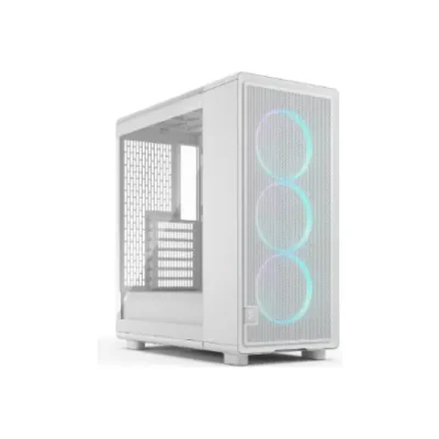Fractal Design korpuss  |  Epoch  |  Balts TG RGB Caurspīdīgs tonis  |  ATX  |  Barošanas avots iekļauts Nav