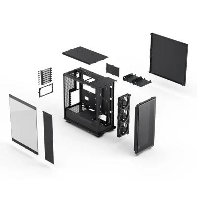 Fractal Design Case  |  Epoch  |  Black TG RGB Light Tint  |  ATX  |  Power supply included No