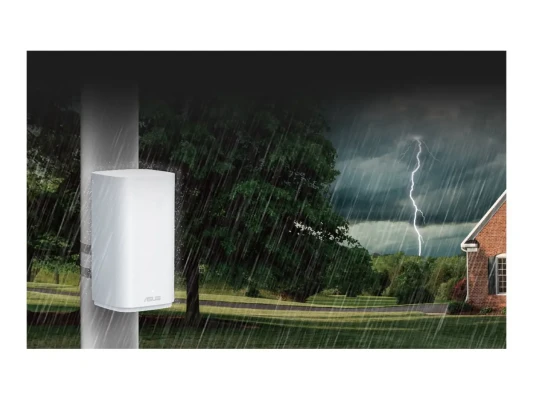 ASUS ZenWiFi BD4 Outdoor Mesh Wi-Fi System  |  BE3600  |  Wi-Fi 7  |  Dual-Band  |  2x RJ-45  |  AiMesh
