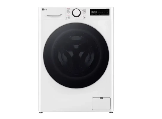 LG Washing machine with dryer  |  F2DR508S1W  |  Energy efficiency class A-10% / E  |  Front loading  |  Washing capacity 8 kg  |  1200 RPM  |  Depth 48 cm  |  Width 60 cm  |  Display  |  LED  |  Drying system  |  Drying capacity 5 kg  |  Steam function  