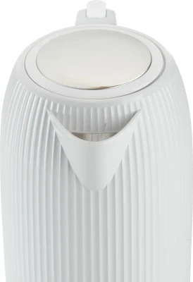 Gorenje tējkanna  |  K17DPW  |  Elektriskā  |  2200 W  |  1.7 L  |  Nerūsējošais tērauds  |  360° rotējoša pamatne  |  Balta