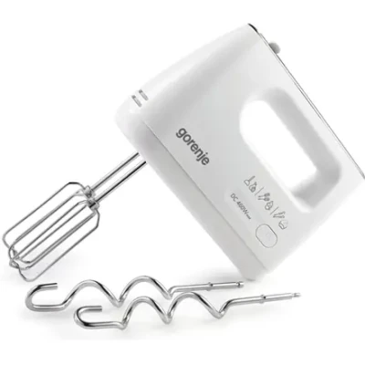 Gorenje  |  Hand Mixer  |  M460CDC  |  Hand Mixer  |  460 W  |  Number of speeds 5  |  Turbo mode  |  White