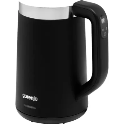 Gorenje Kettle  |  K17TRDW  |  Electric  |  2200 W  |  1.7 L  |  Plastic / Metal  |  360° rotational base  |  Black