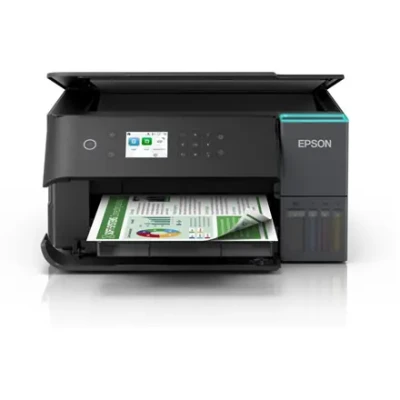 Многофункциональные принтеры Epson  |  EcoTank L6360  |  Струйный  |  Цветной  |  A4  |  Wi-Fi  |  Черный