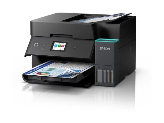 Epson Multifunctional printers  |  EcoTank L6390  |  Inkjet  |  Colour  |  A4  |  Wi-Fi  |  Black