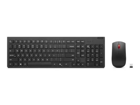 Lenovo Essential Wireless Combo Keyboard & Mouse Gen2  |  Keyboard and Mouse Set  |  Wireless  |  Mouse included  |  Estonian  |  Black